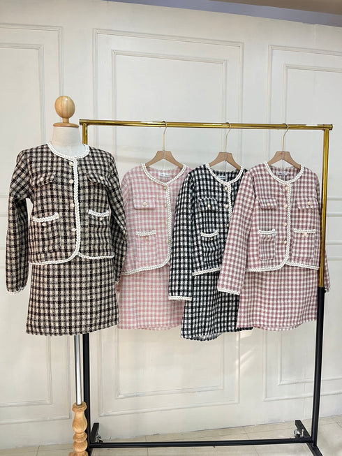 Ladies Winter Tweed Co-Ord Sets